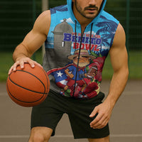 Puerto Rico Coquí Frog Sleeveless Zip Hoodie Benito Bowl Halftime Show
