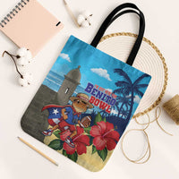 Puerto Rico Coquí Frog Tote Bag Benito Bowl Halftime Show