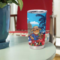 Puerto Rico Coquí Frog Tumbler Cup Benito Bowl Halftime Show