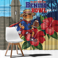 Puerto Rico Coquí Frog Window Curtain Benito Bowl Halftime Show