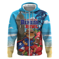 Puerto Rico Coquí Frog Zip Hoodie Benito Bowl Halftime Show