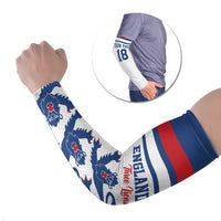 Custom England Three Lions Arm Sleeves Vintage Stripe Football Fan