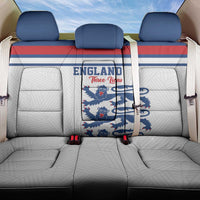 England Three Lions Back Car Seat Cover Vintage Stripe Football Fan