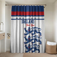 England Three Lions Bathroom Set Vintage Stripe Football Fan