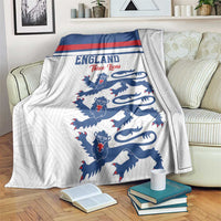 England Three Lions Blanket Vintage Stripe Football Fan