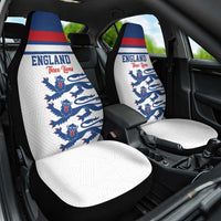 England Three Lions Car Seat Cover Vintage Stripe Football Fan