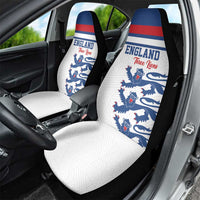 England Three Lions Car Seat Cover Vintage Stripe Football Fan