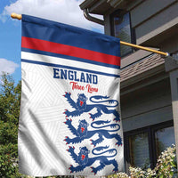 England Three Lions Garden Flag Vintage Stripe Football Fan