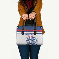 England Three Lions Leather Bag Vintage Stripe Football Fan