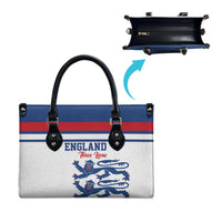England Three Lions Leather Bag Vintage Stripe Football Fan