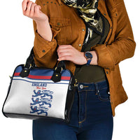 England Three Lions Shoulder Handbag Vintage Stripe Football Fan