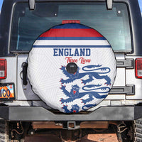 England Three Lions Spare Tire Cover Vintage Stripe Football Fan