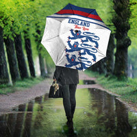 England Three Lions Umbrella Vintage Stripe Football Fan