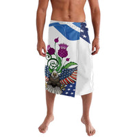 Scottish American Heritage Month Lavalava Thistle And American Eagle