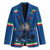 Italy Hockey Custom Blazer Italia Hockey Pride Vintage Blue