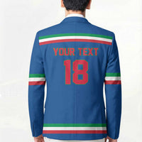 Italy Hockey Custom Blazer Italia Hockey Pride Vintage Blue