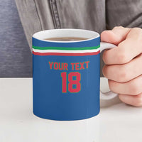 Italy Hockey Custom Ceramic Mug Italia Hockey Pride Vintage Blue