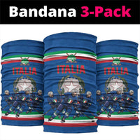 Italy Hockey Neck Gaiter Italia Hockey Pride Vintage Blue