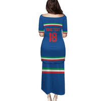 Italy Hockey Custom Puletasi Italia Hockey Pride Vintage Blue