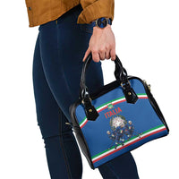 Italy Hockey Shoulder Handbag Italia Hockey Pride Vintage Blue