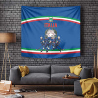 Italy Hockey Tapestry Italia Hockey Pride Vintage Blue
