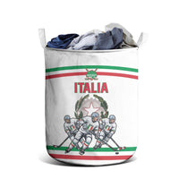 Italy Hockey Laundry Basket Italia Hockey Pride Vintage White