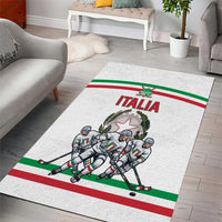 Italy Hockey Area Rug Italia Hockey Pride Vintage White