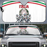 Italy Hockey Auto Sun Shade Italia Hockey Pride Vintage White