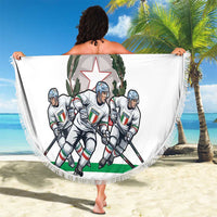 Italy Hockey Beach Blanket Italia Hockey Pride Vintage White