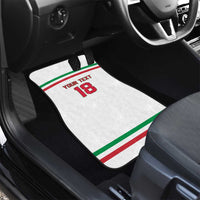 Italy Hockey Custom Car Mats Italia Hockey Pride Vintage White