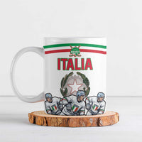 Italy Hockey Custom Ceramic Mug Italia Hockey Pride Vintage White