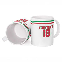 Italy Hockey Custom Ceramic Mug Italia Hockey Pride Vintage White