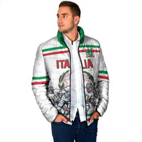 Italy Hockey Custom Padded Jacket Italia Hockey Pride Vintage White