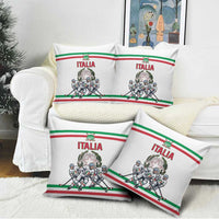 Italy Hockey Pillow Cover Italia Hockey Pride Vintage White