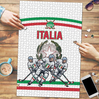 Italy Hockey Puzzle Italia Hockey Pride Vintage White