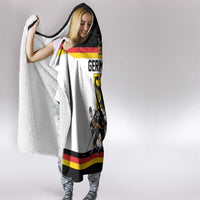 Germany Hockey Hooded Blanket German Eagle Hockey Pride