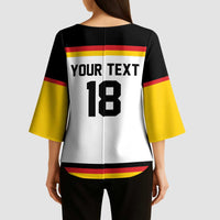 Germany Hockey Custom Kimono Sleeve Blouse German Eagle Hockey Pride