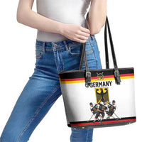 Germany Hockey Leather Tote Bag German Eagle Hockey Pride