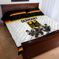 Germany Hockey Quilt Bed Set German Eagle Hockey Pride