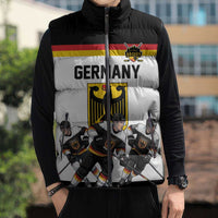 Germany Hockey Custom Sleeveless Puffer Jacket German Eagle Hockey Pride