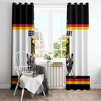 Germany Hockey Window Curtain German Eagle Hockey Pride