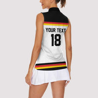 Germany Hockey Custom Women Sleeveless Polo Shirt German Eagle Hockey Pride