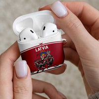 Latvia Hockey Pride AirPods Case Baltic Ice Warriors