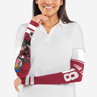 Latvia Hockey Pride Custom Arm Sleeves Baltic Ice Warriors