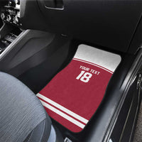 Latvia Hockey Pride Custom Car Mats Baltic Ice Warriors