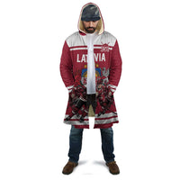 Latvia Hockey Pride Custom Cloak Baltic Ice Warriors