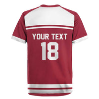 Latvia Hockey Pride Custom Rugby Jersey Baltic Ice Warriors