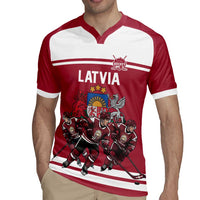 Latvia Hockey Pride Custom Rugby Jersey Baltic Ice Warriors