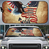 United States Flag Day Eagle 1777 Auto Sun Shade Patriotic American Flag