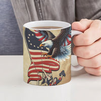 United States Flag Day Eagle 1777 Ceramic Mug Patriotic American Flag